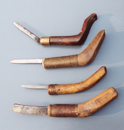 antique crooked knives